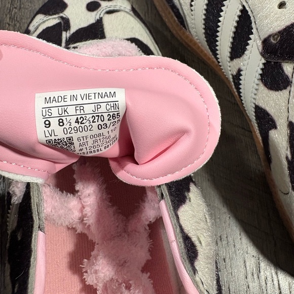 New - Adidas Samba OG Cow Print Women’s Sneakers - Picture 8 of 9